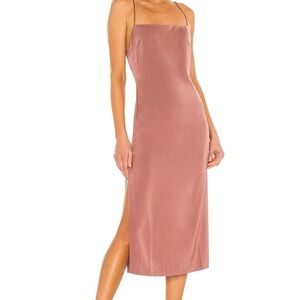 Malia Midi Dress- Mauve L (Revolve)